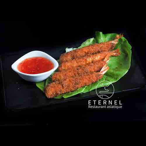 Tempura scampis